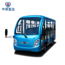 China Supplier Electric off Road Sightseeing Shuttle Bus